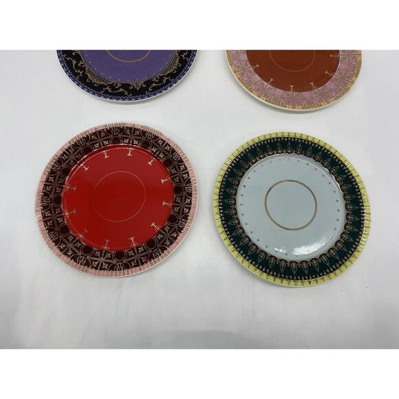 Anthropologie The Honora Stoneware Dessert Plate Set of 4 - Picture 5 of 11
